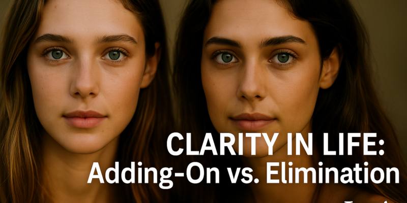 Clarity in life.