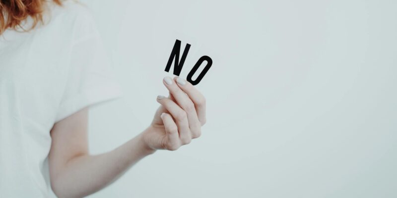 fear of saying no
