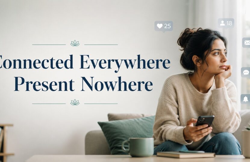 Connected Everywhere Present Nowhere