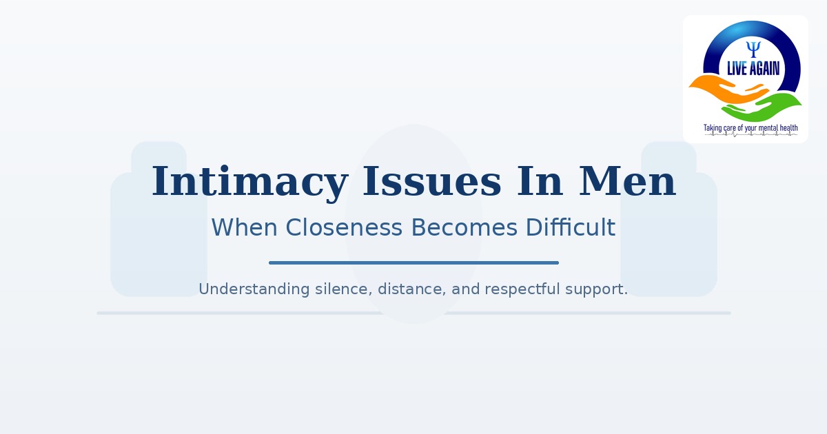 Intimacy Issues In Men